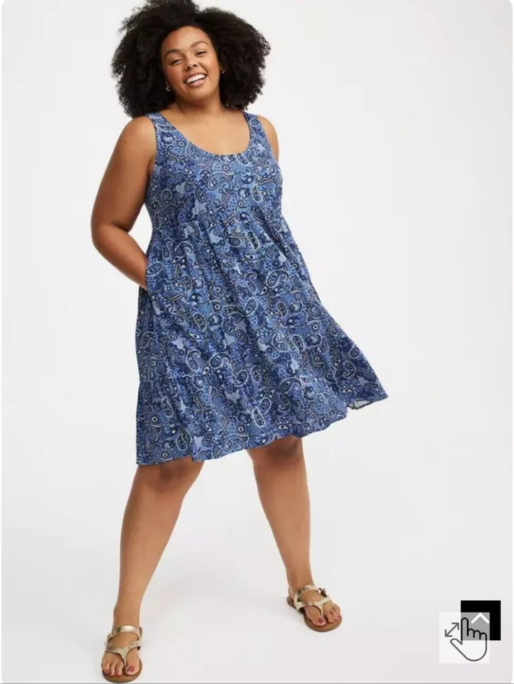 NWT Tiered Tank Mini Dress